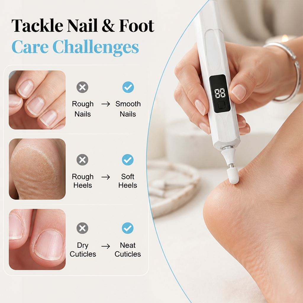 VelvaNail™ — Smooth Heels, Polished Nails, and a Little More Confidence at Home