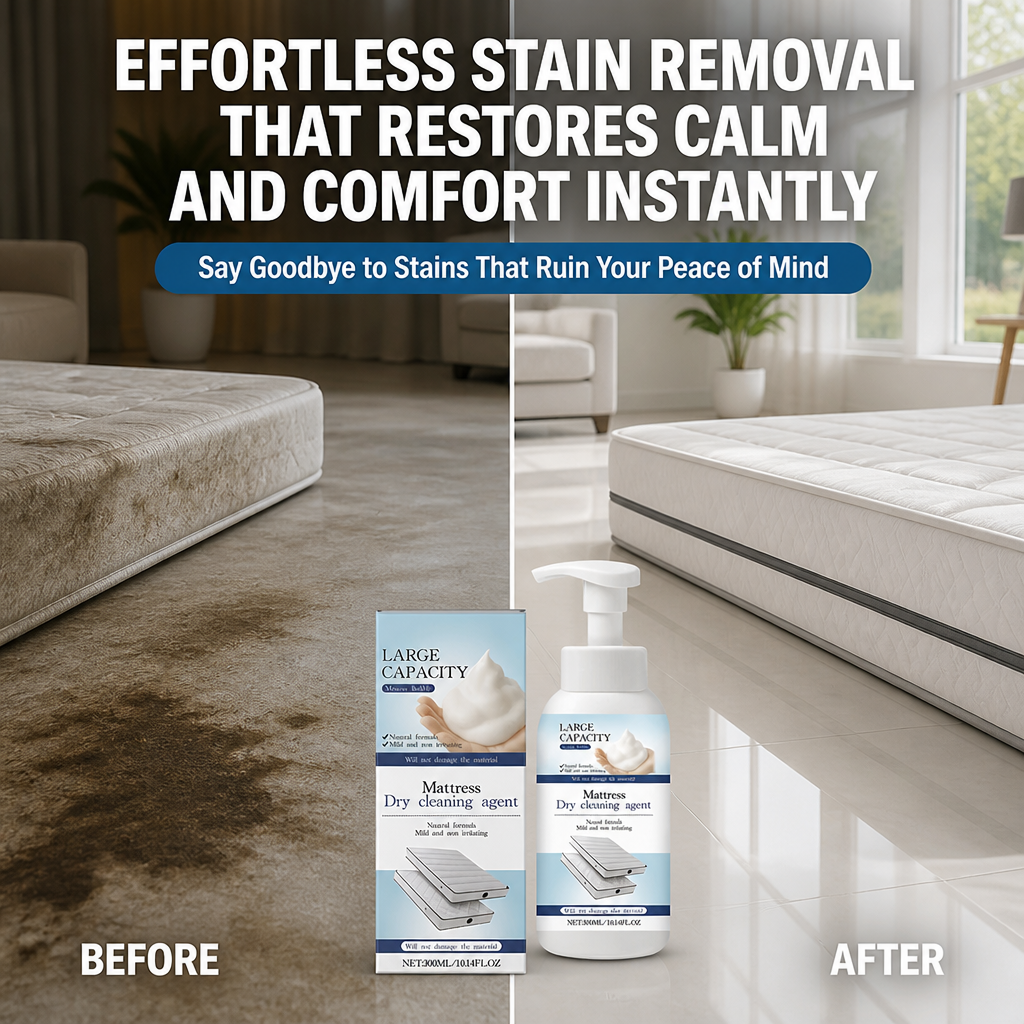 PureMist™ Mousse — Effortless Stain Removal That Restores Calm and Comfort Instantly
