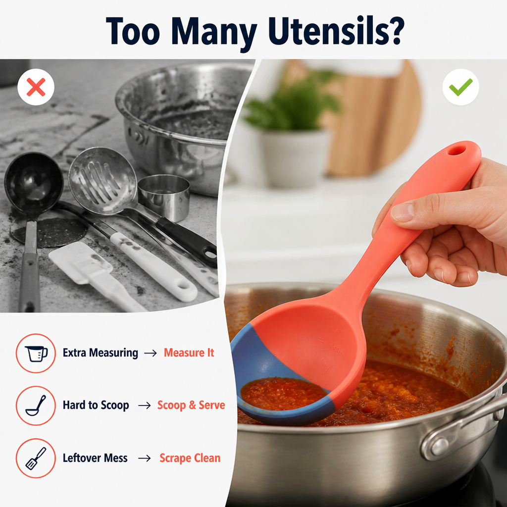 ScoopSavor™ — Measure, Scoop & Serve with One Less Thing to Juggle
