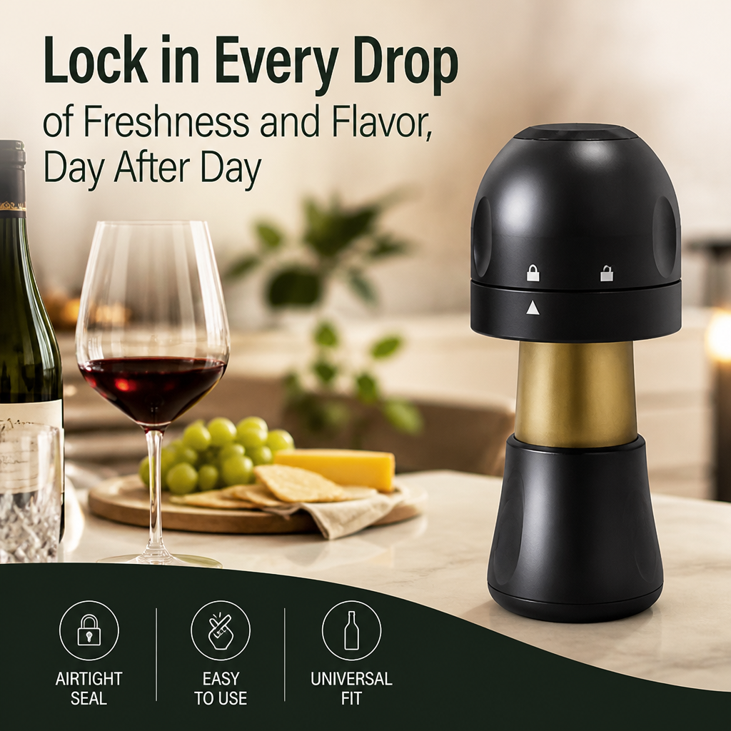 ViniSeal™ — Lock in Every Drop of Freshness and Flavor, Day After Day