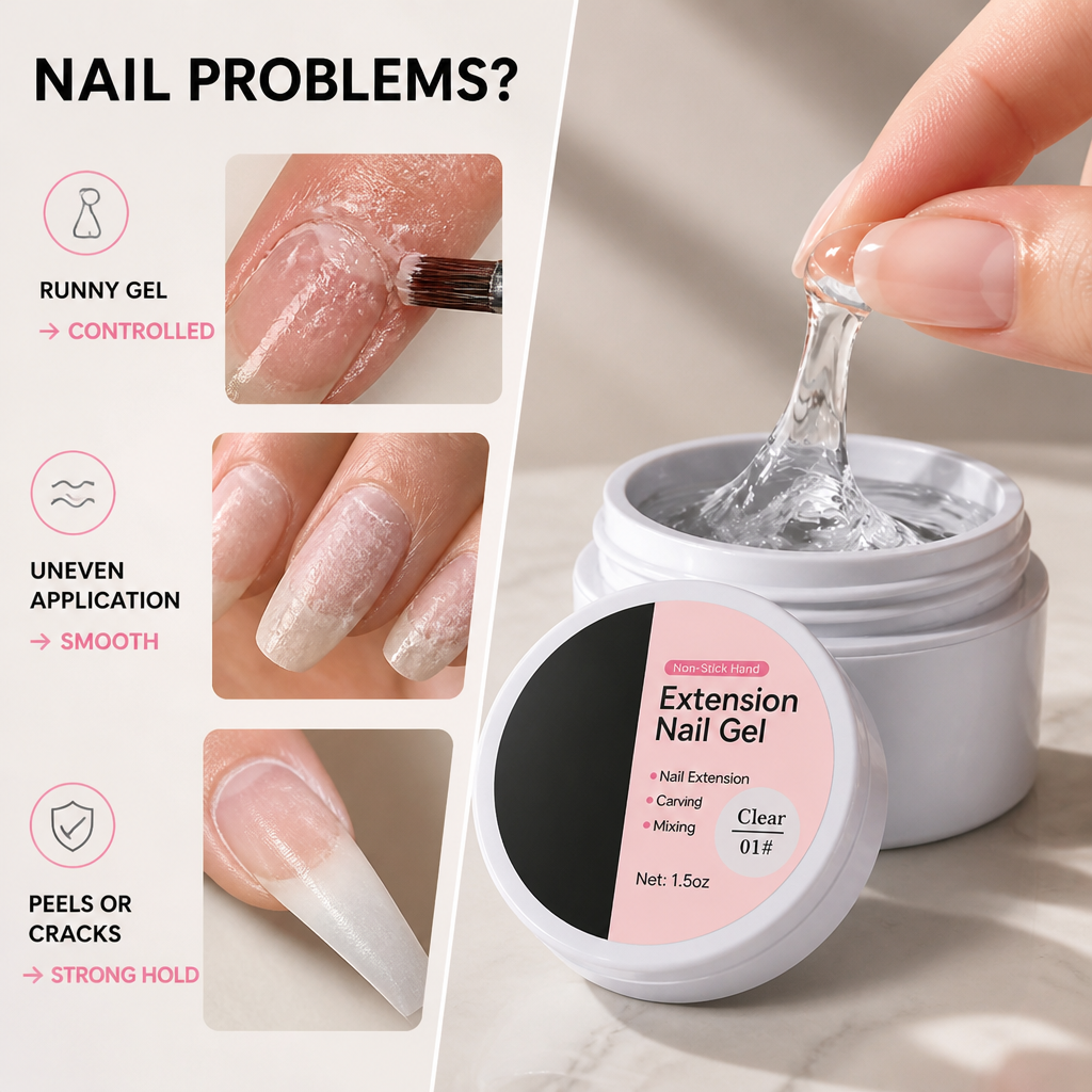 GlowSculpt™ Solid Builder Gel — Sculpt Salon-Worthy Nails with Less Mess and More Control