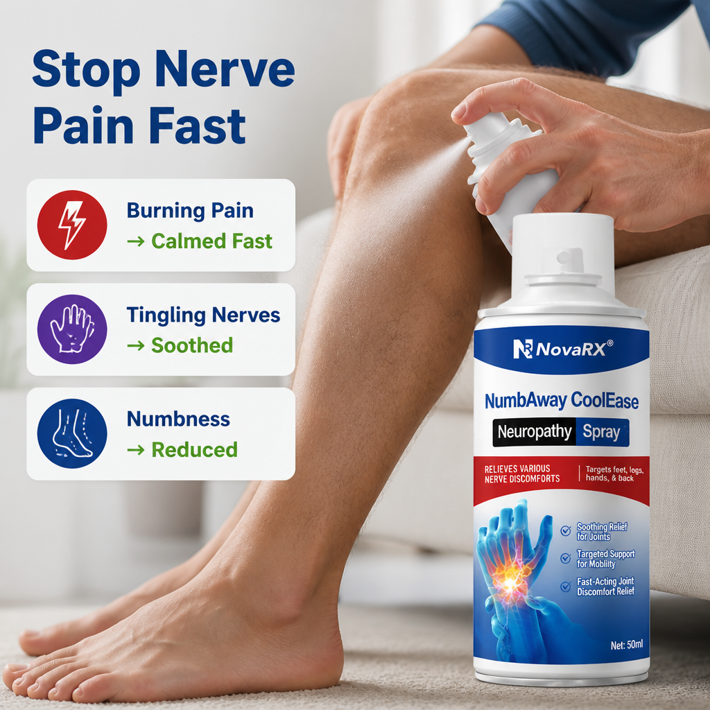 NeuroCalm™ Relief Mist — Fast, Cooling Freedom from Nerve Pain That Holds You Back