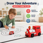 DrawGo™ — Ignite Your Child’s Creativity and Calm in Every Playful Ride