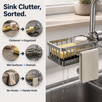 SinkEase™ — Turn Sink-Side Clutter into Calm, with Everything Within Reach