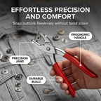 SnapEase™ — Snap Perfect Buttons Fast Without Pain or Guesswork