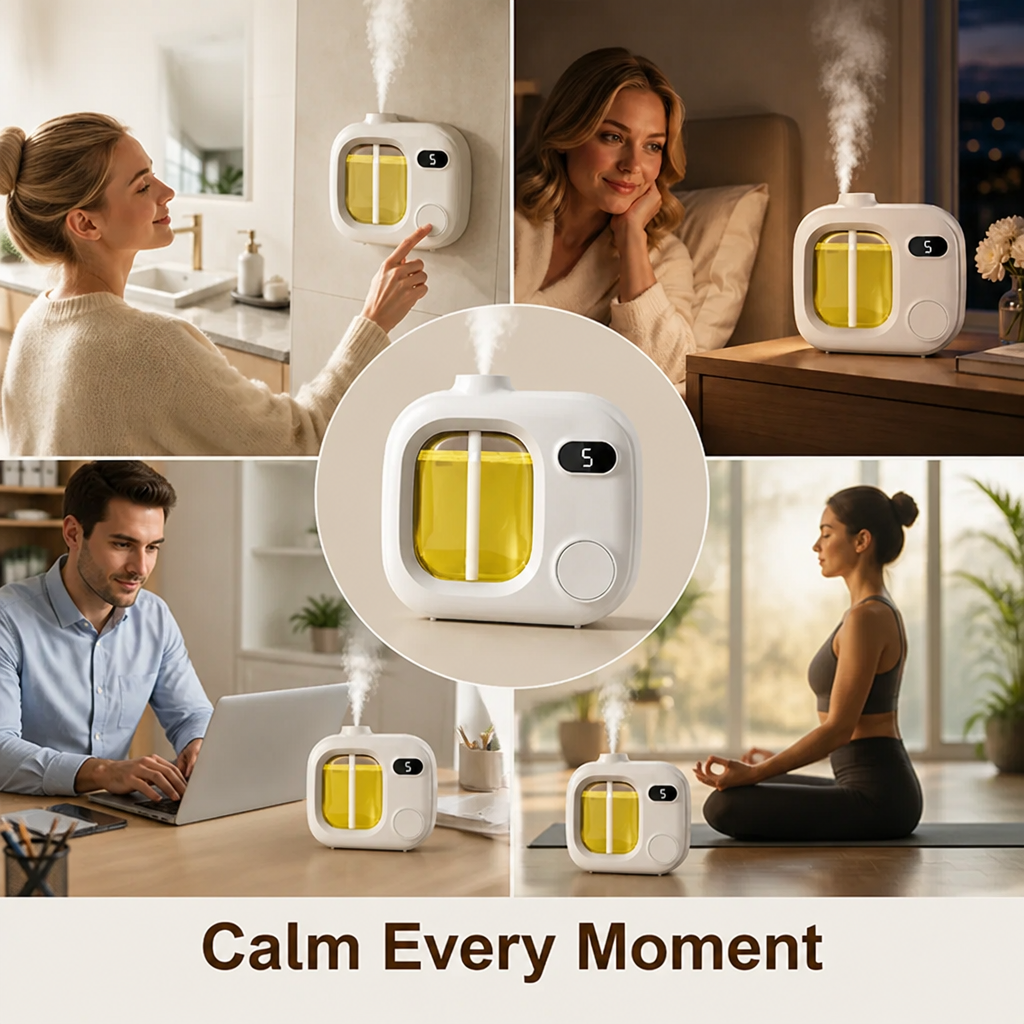 AuraMuse™ Smart LED Aroma Diffuser — Transform Your Space into a Stress-Free Sanctuary Instantly