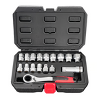 Rigidor™ 17-Piece Through-Socket Set — Conquer Tight Spaces and Crush Tough Repairs Without Struggle