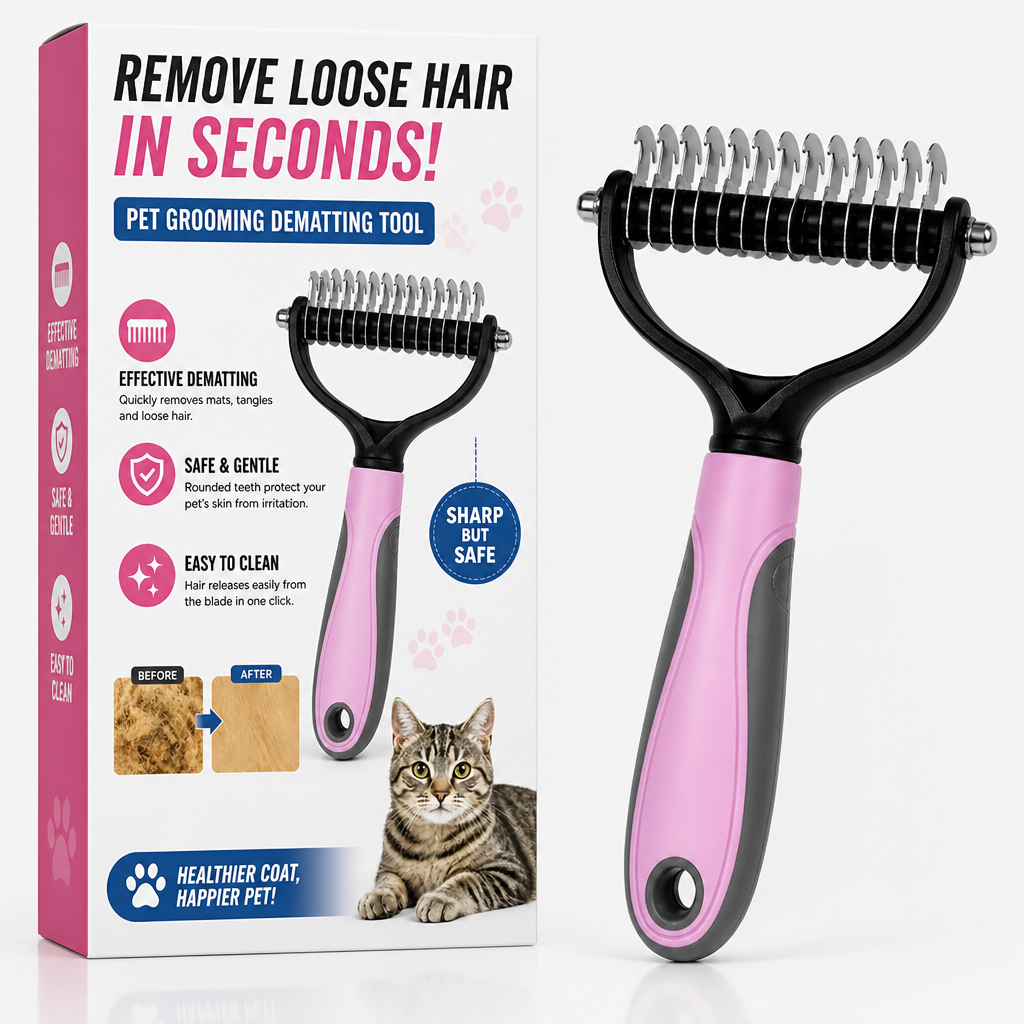 FurEase™ — Turn Grooming Into a Soothing, Fur-Free Bonding Ritual