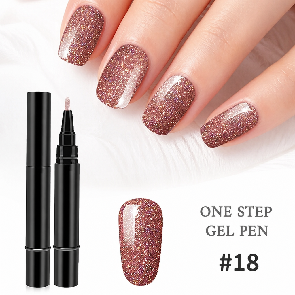 VeraBella™ All-in-One Gel Pen — Flawless, Fade-Proof Nails That Shine Through Everything