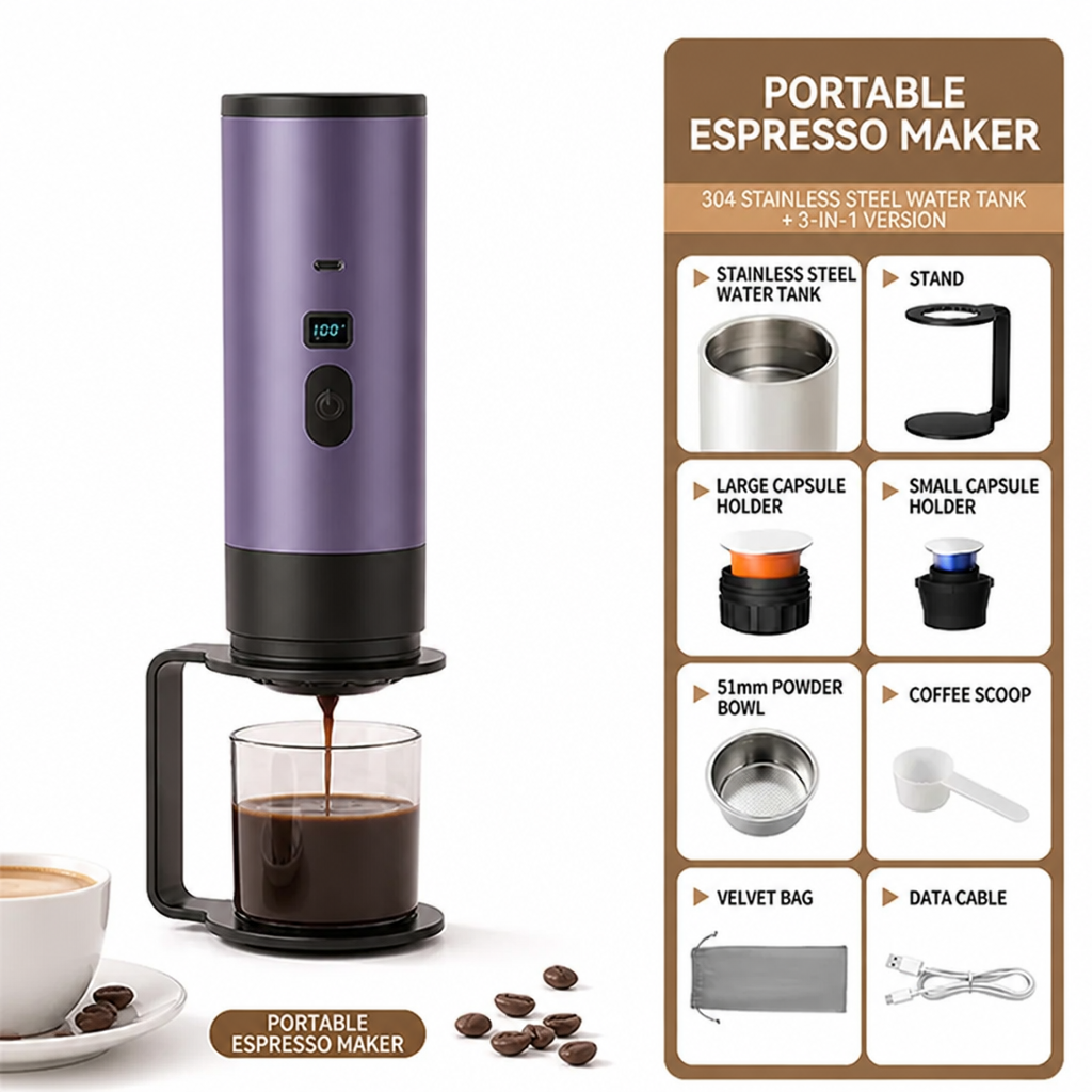 VeroBrew™ — Unleash Bold, Café-Quality Espresso Wherever Adventure Calls