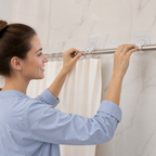 VeilaGrip™ Transparent Hanging Rod Clips — Hold Heavy, Stay Invisible, Stress-Free Elegance