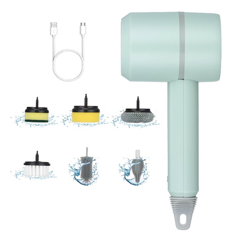 Brosse de nettoyage électrique Brosse à vaisselle 