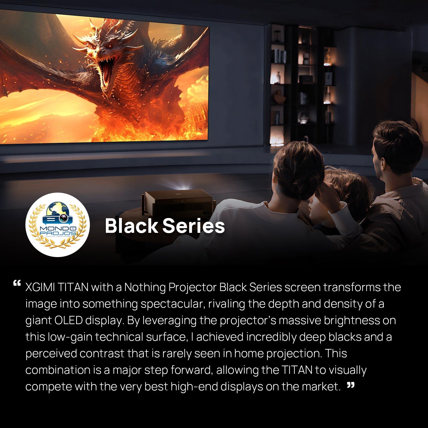 SurgeVision™ — Turn Bright Rooms into Captivating Cinematic Experiences