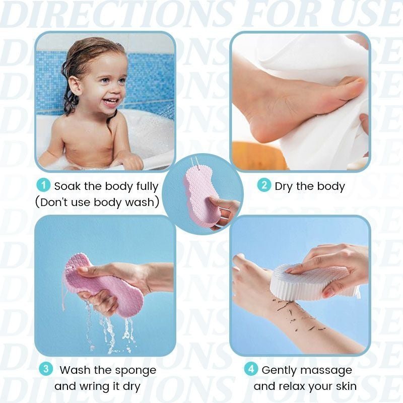 Super Soft Exfoliating Bath Sponge (1+1 FREE TODAY!)