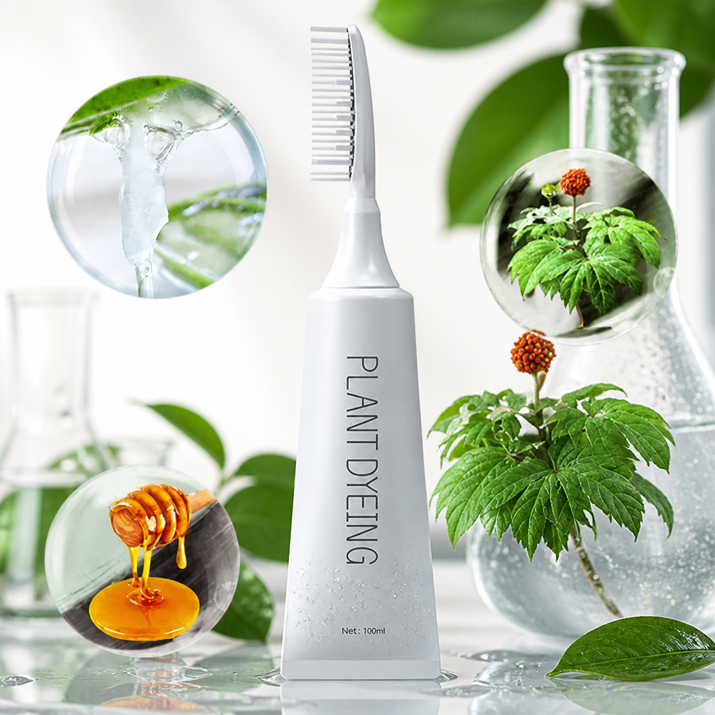 NightSilk™ Comb Dye — Ignite Deep, Silky Black Shine That Feels Alive and Natural