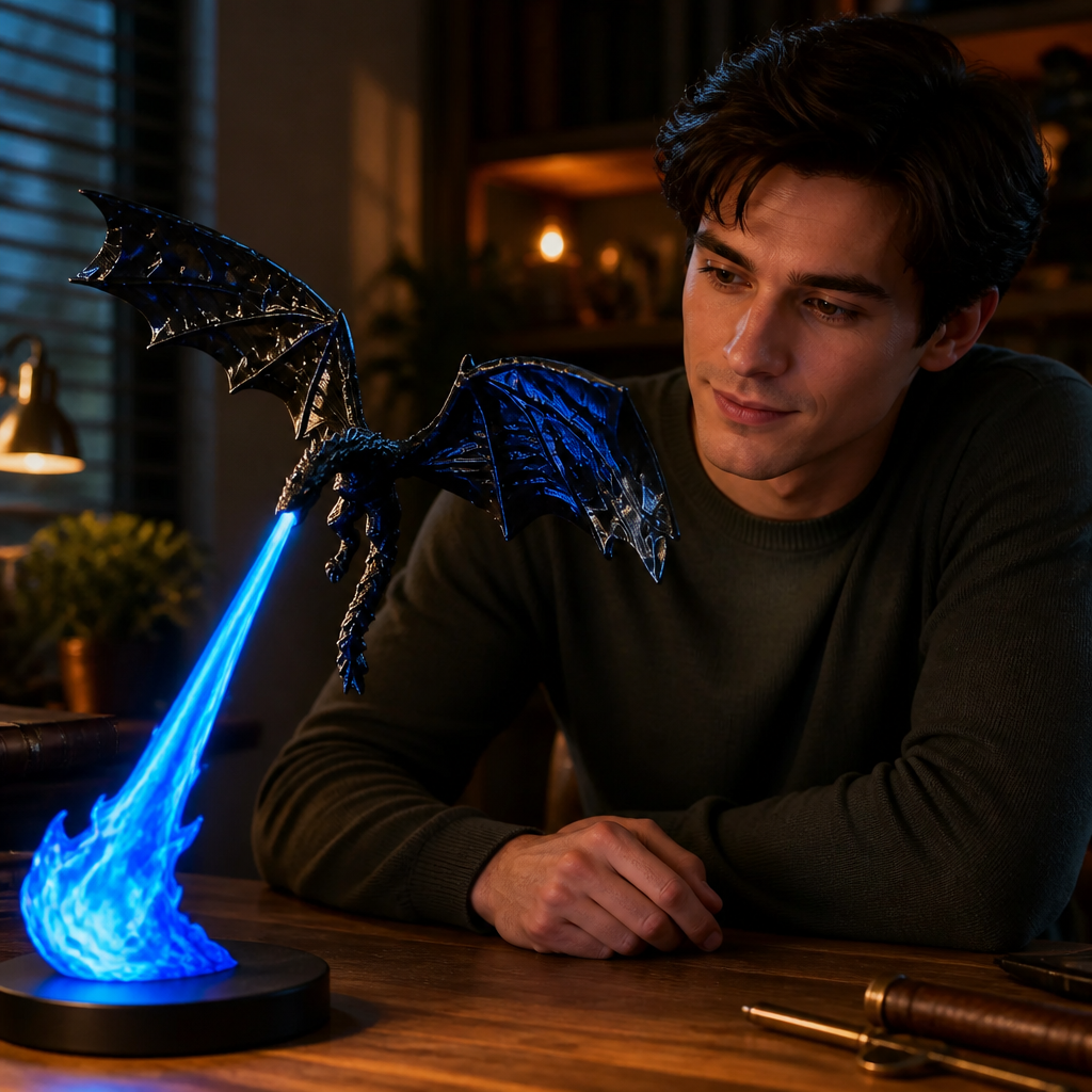 MythraFlame™ — Ignite Your Space with Hypnotic Dragon Fire Magic