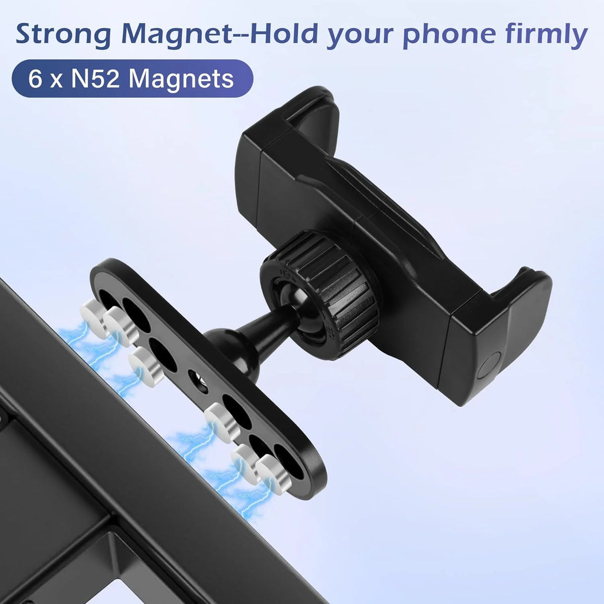 MagnaHold™ 360 — Lock Your Phone Firmly and Never Miss a Moment