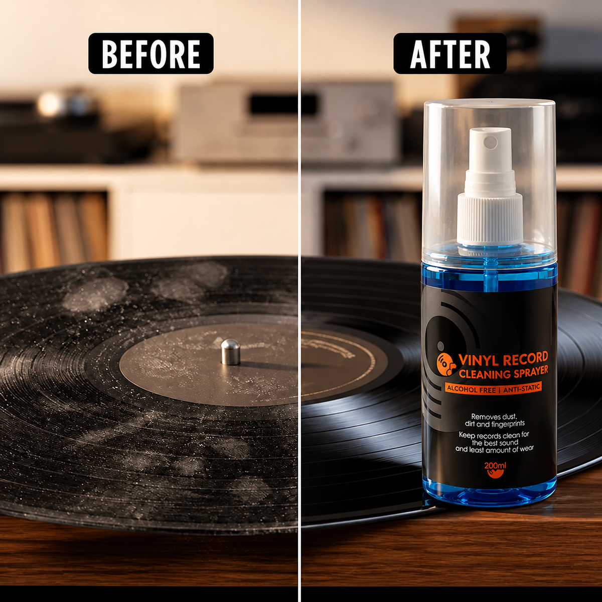 SpinSilk™ — Feel Every Note with Flawless, Crackle-Free Vinyl Sound