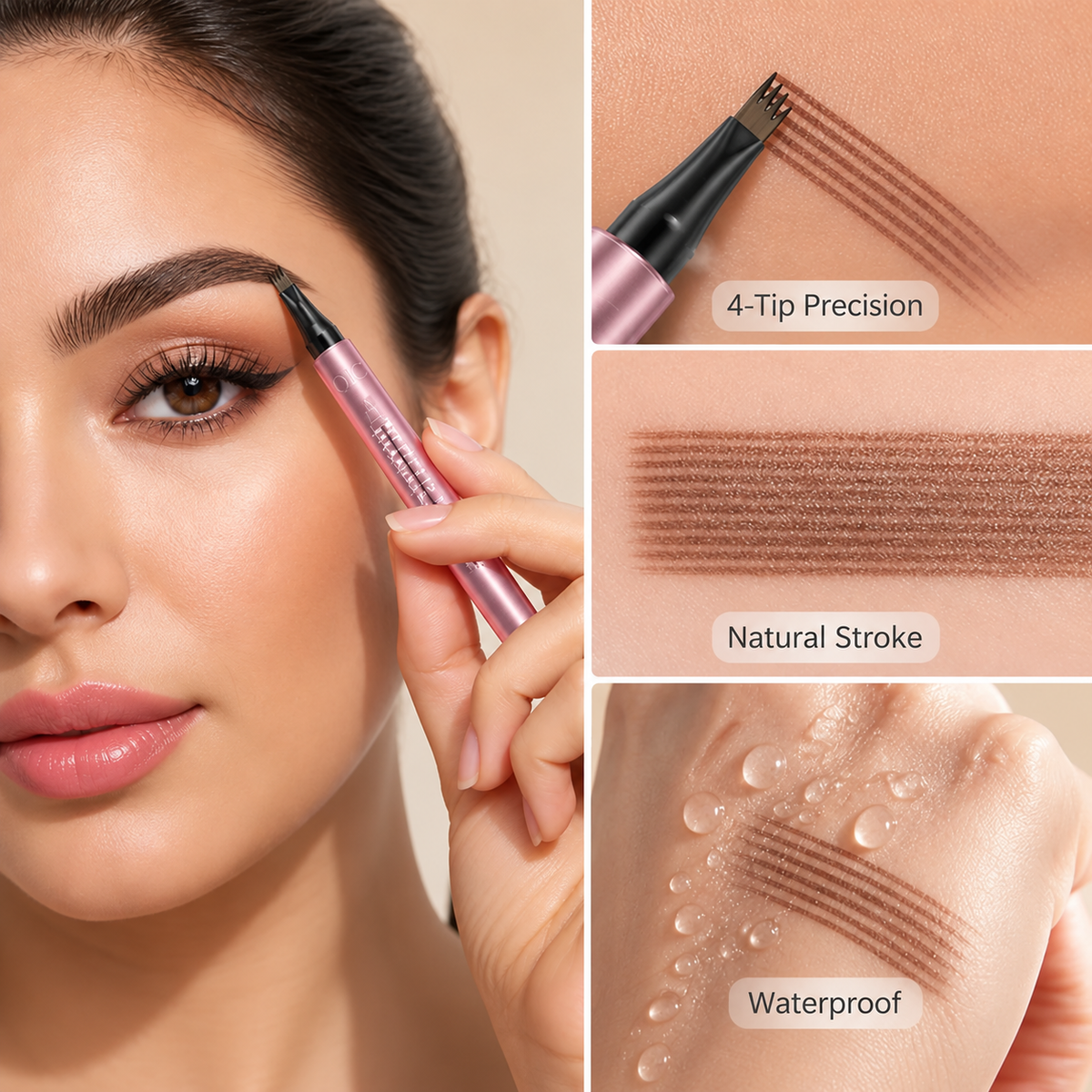 AquaStroke™ — Flawlessly Full, Naturally Stunning Brows That Last All Day
