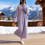 Velvora™ Coral Fleece Long Robe — Wrap Yourself in Unmatched Warmth and Everyday Luxury