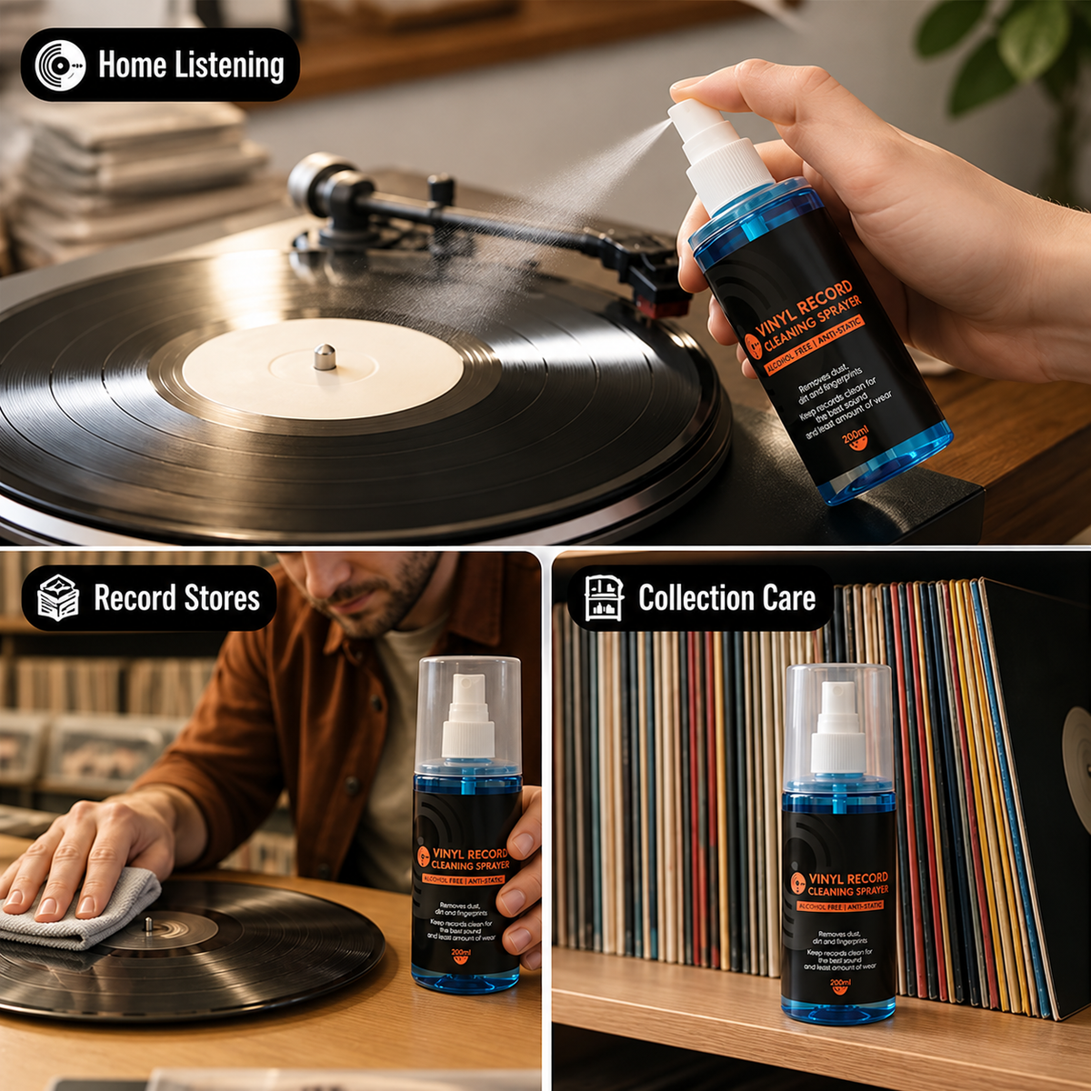 SpinSilk™ — Feel Every Note with Flawless, Crackle-Free Vinyl Sound
