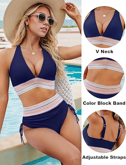 SilqueAura™ High Waisted Sculpting Bikini Set — Unleash Jaw-Dropping Curves and Confidence All Day Long