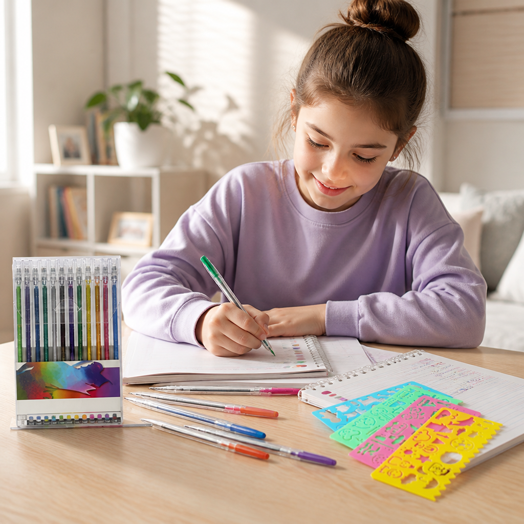 SparkAura™ Gel Pen Set — Ignite Your Creativity with Smooth, Dazzling Color That Lasts