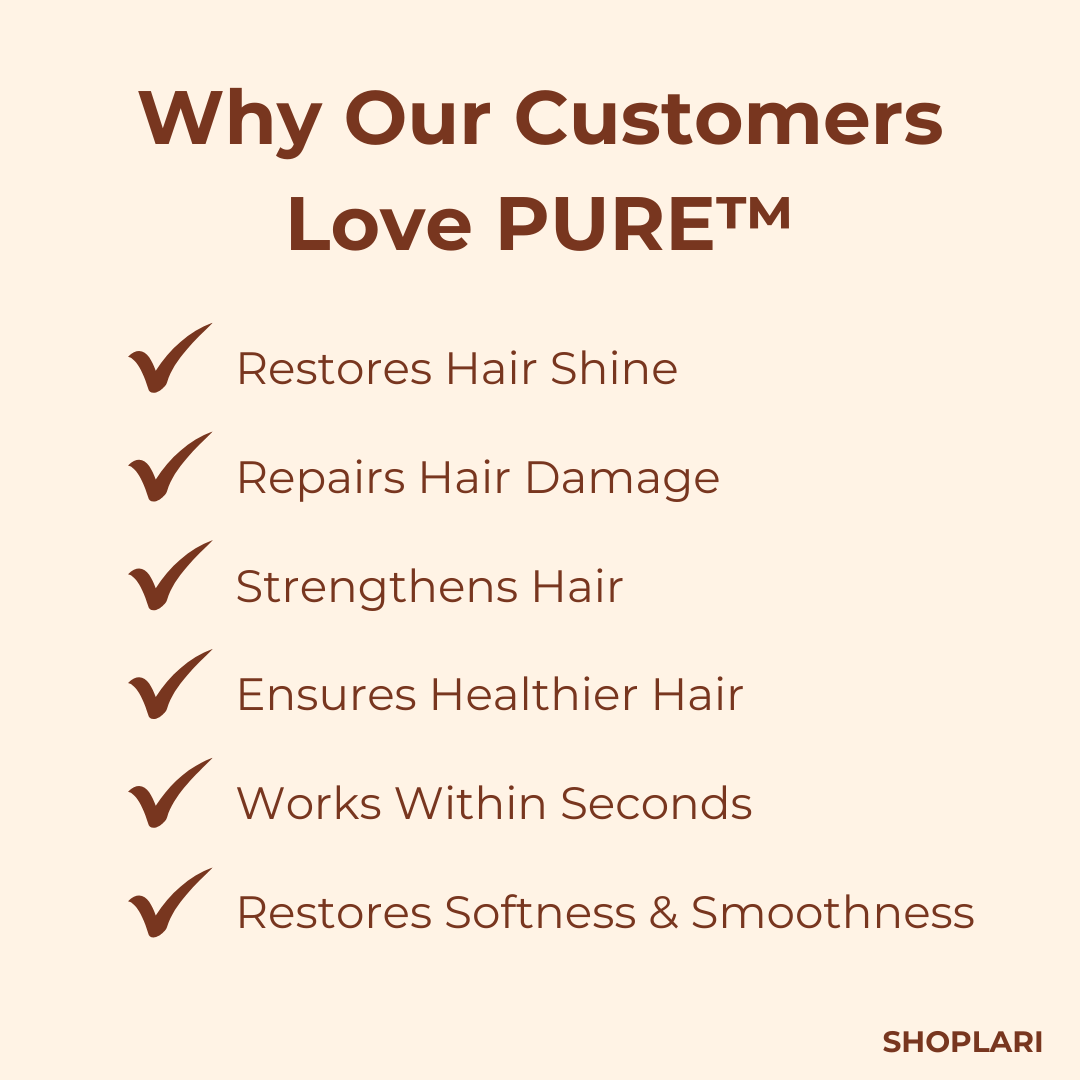 Pure™ — Unleash Instant Shine and Strength for Silky, Stunning Hair (1+1 FREE TODAY!)
