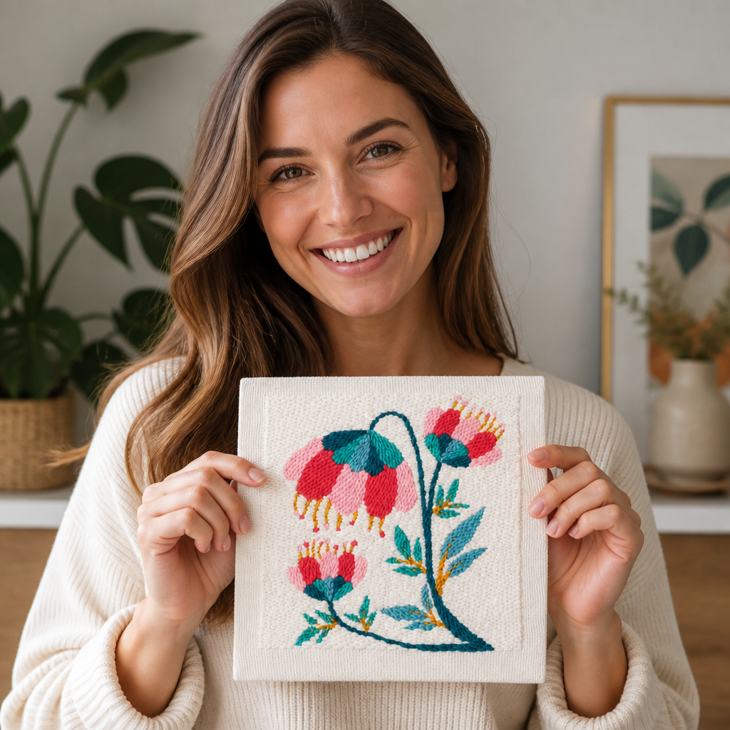 BloomThread™ Square Edition — Create Cozy, Colorful Art That Warms Your Soul