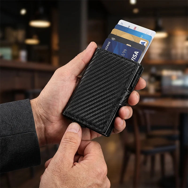 LightningGuard™ Slim RFID Wallet — Carry Confidence with Invisible Security and Effortless Access