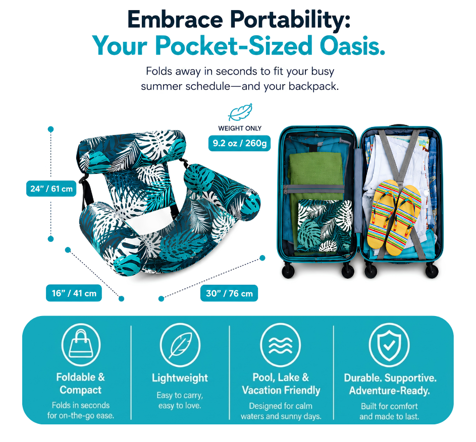 RippleRise™ — Stay Cool, Supported, and Floating in Pure Bliss