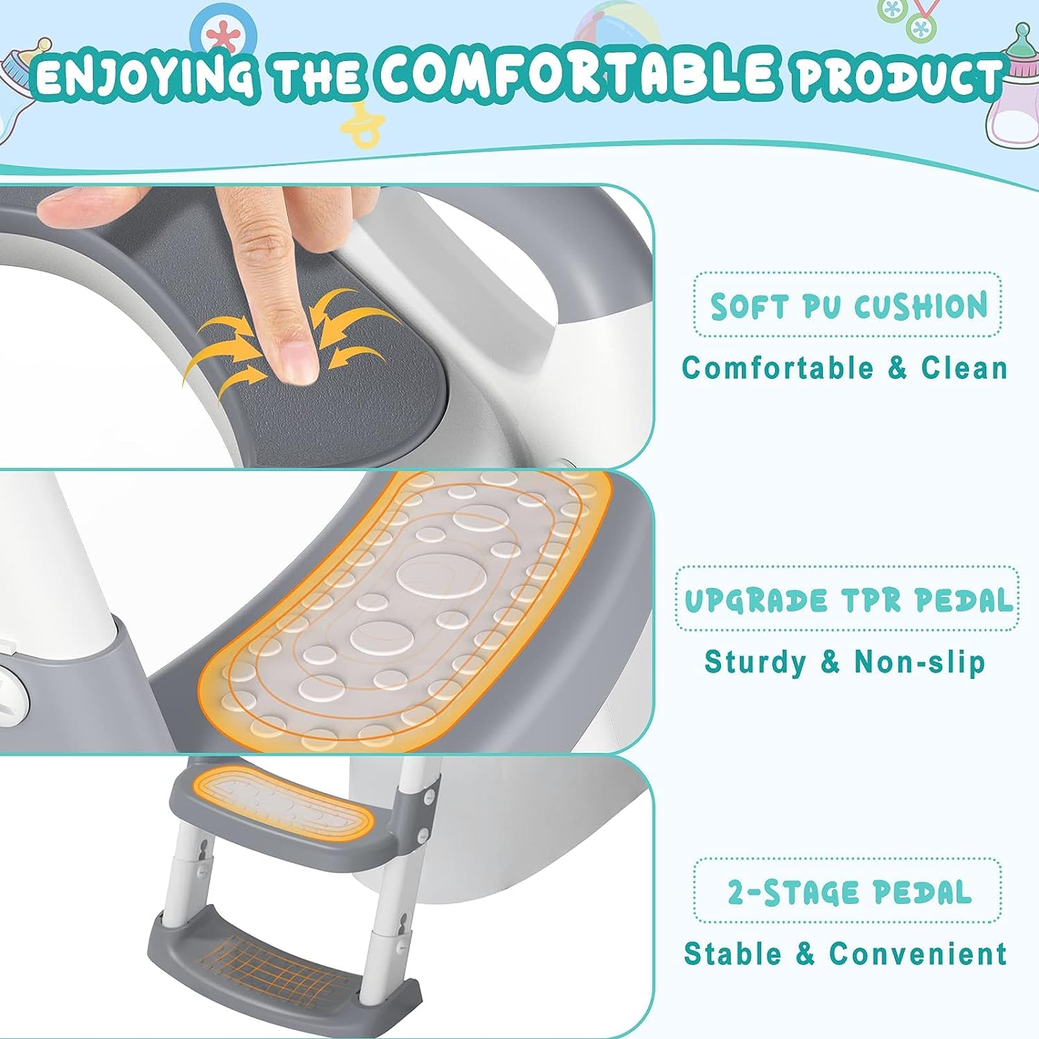 StrideStep™ — Empower Your Toddler to Master Potty Time with Confidence and Comfort