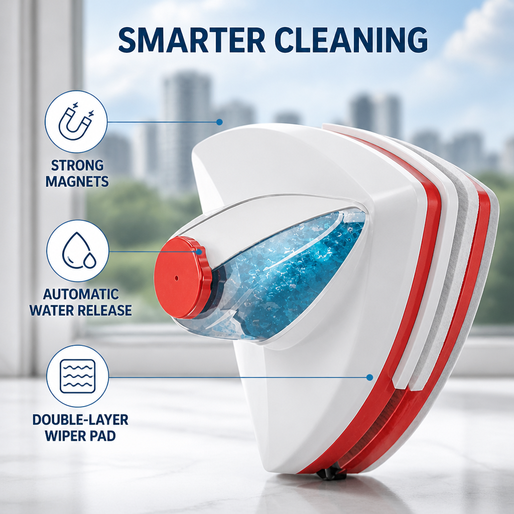 VitraShine™ Magnetic Window Brush — Effortless Streak-Free Sparkle That Makes Your View Prize-Worthy