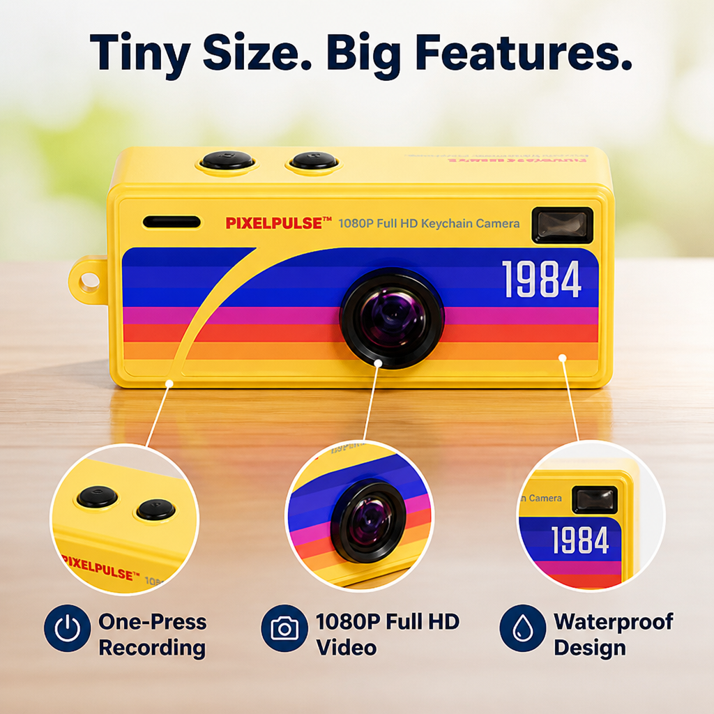 PixelPulse™ — Relive Every Adventure in Stunning Full HD, Anywhere, Anytime