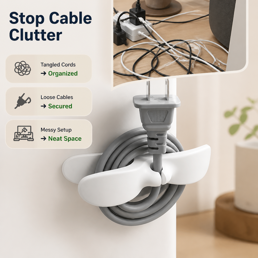 StreamNest™ Cable Clamps — Instantly Tame Your Cables and Reclaim Your Calm