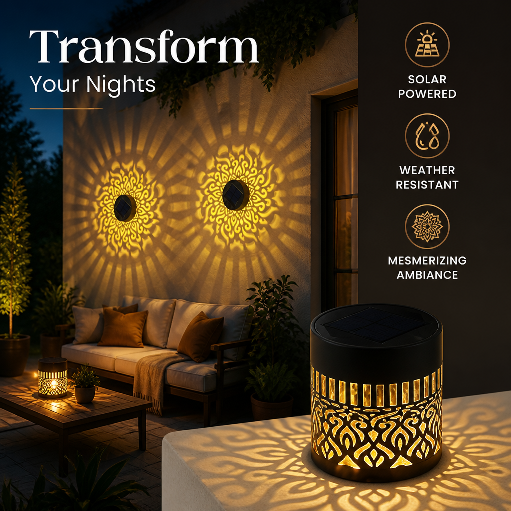 LumiAura™ — Transform Your Nights with Mesmerizing Solar Magic