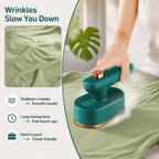 Creasio™ — Wrinkle-Free Clothes in Minutes With a Portable Mini Steam Iron