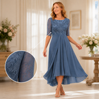 SilkAura™ Embroidered Cocktail Dress™ — Command Every Room with Effortless Elegance and Confidence