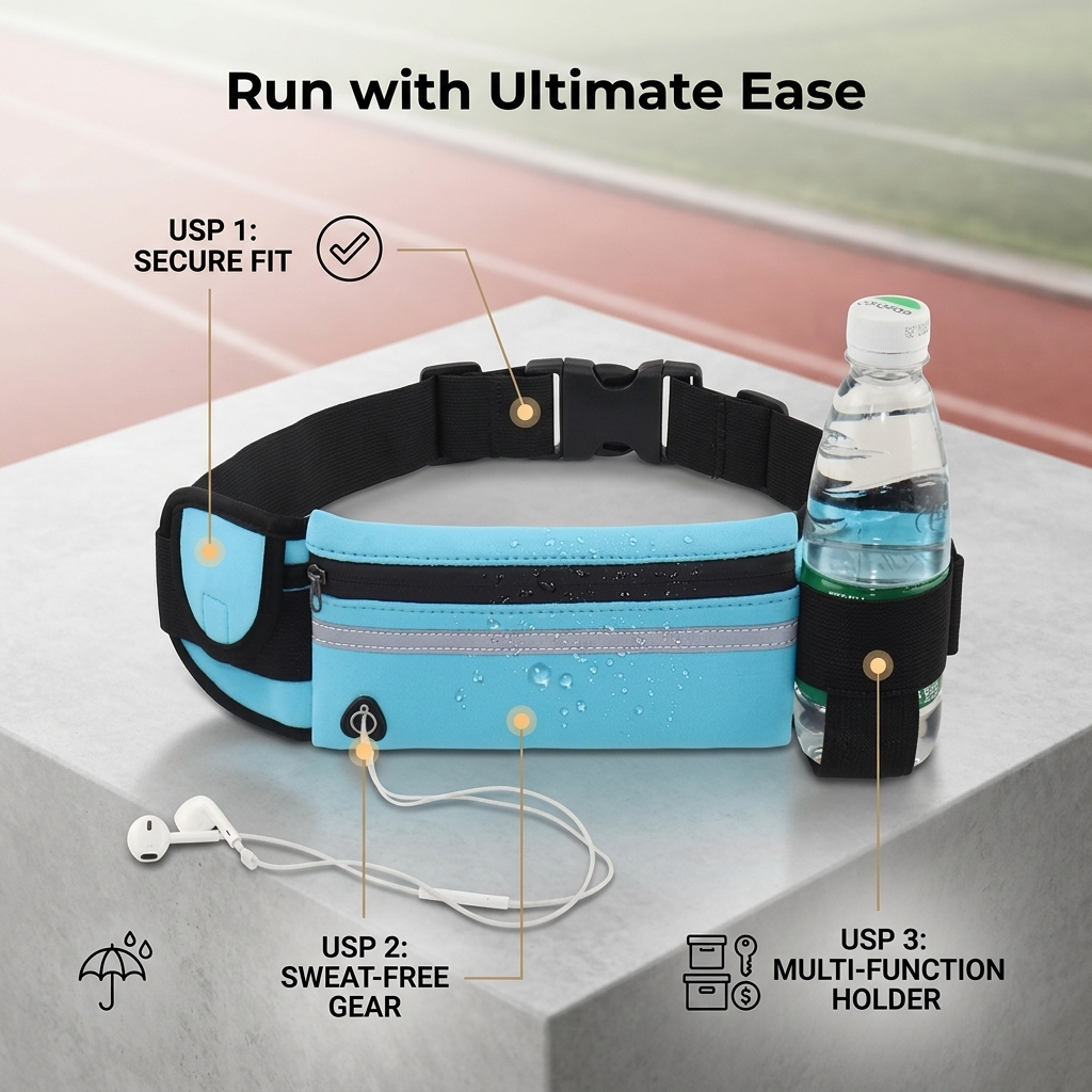 HydraStride™ — Run Unstoppable with Total Comfort and Secure, Sweat-Free Gear