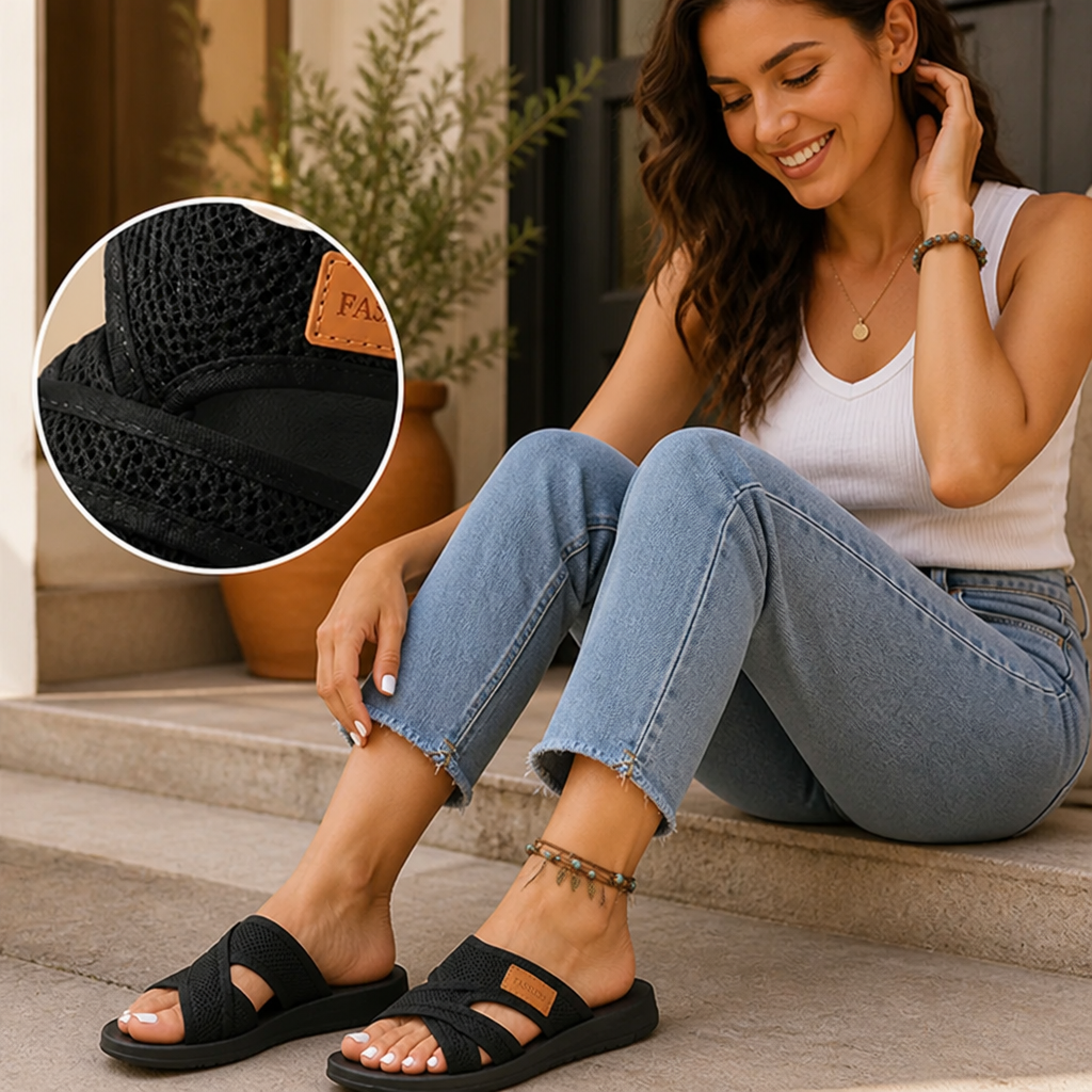 SolaraLuxe™ — Finally, Sandals That Love Your Wide Feet and Boost Your Confidence All Day