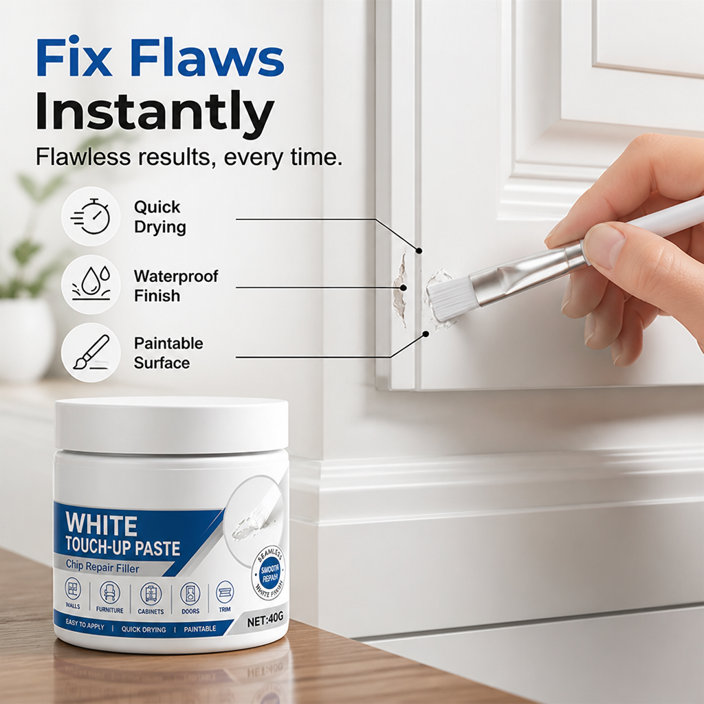 LumiFill™ White Touch-Up Paste — Make Flaws Disappear and Love Your Home Again Instantly