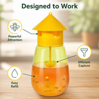VitaGuard™ — Take Back Your Harvest with Silent, Chemical-Free Fruit Fly Defense
