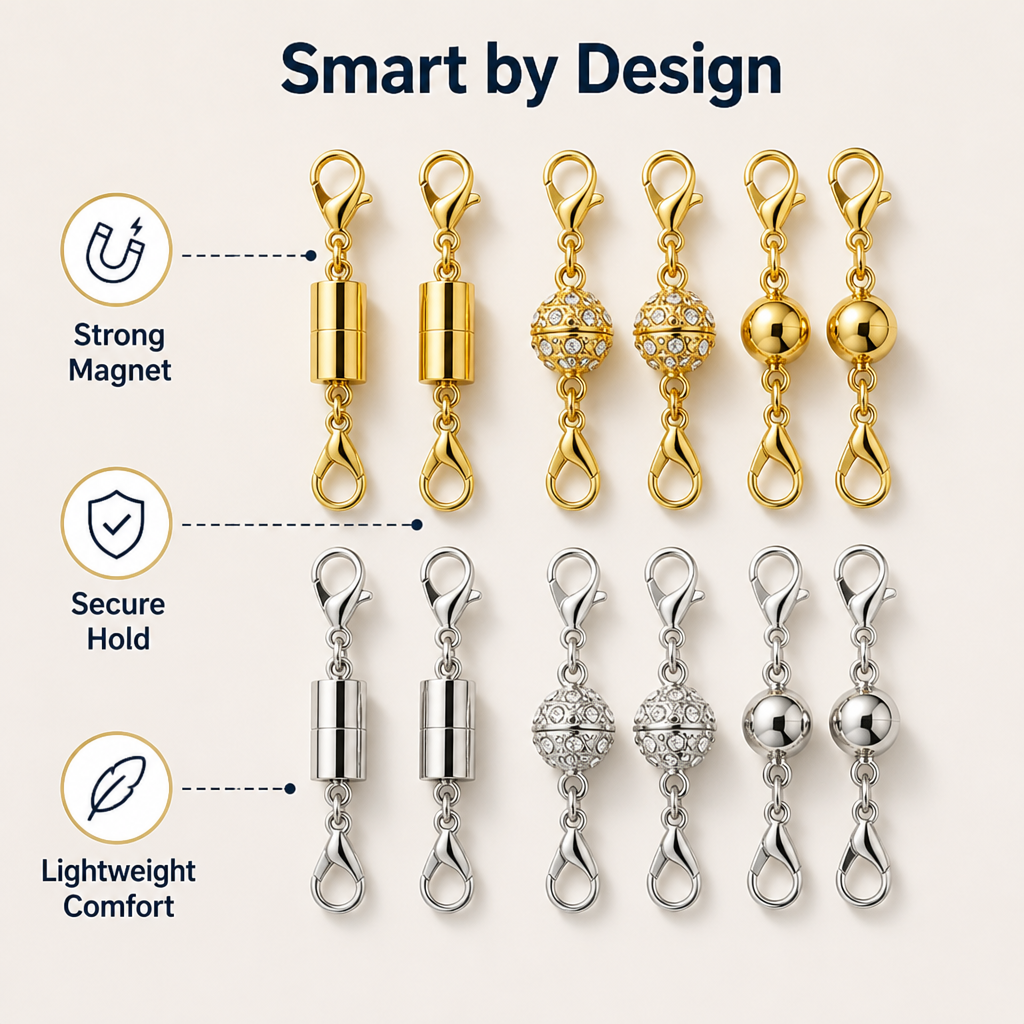 SilkMagna™ — Snap-On Jewelry Freedom That Boosts Your Confidence Instantly (Set of 12)