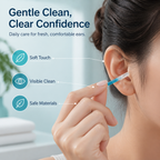 ClearSense™ Ear Care Sticks — Experience Gentle, Visible Clean That Keeps Your Ears Fresh and Confident Every Day