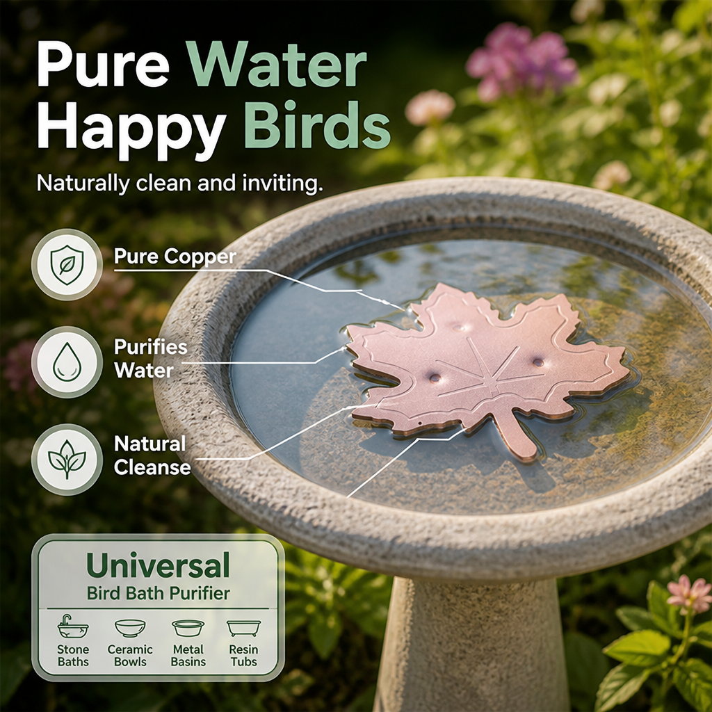 VividStream™ Bird Bath Purifier — Transform Your Garden Into a Lively, Inviting Sanctuary Without the Work