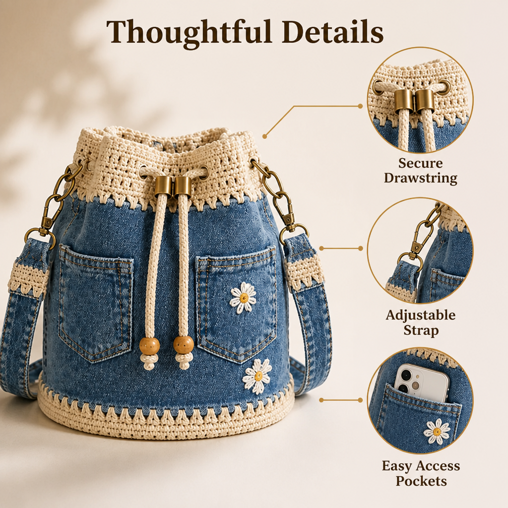 Azulora™ — Carry Confidence with Effortless Charm and Perfect Organization