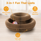 PawPounce™ — Give curious paws a place to play, scratch, and snooze—not your sofa