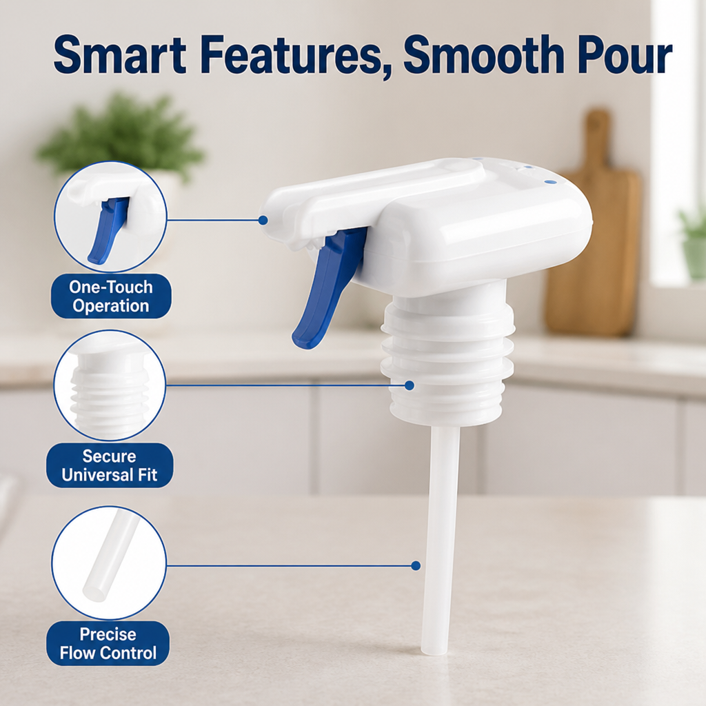 HydroEase™ — Effortless, Spill-Free Pouring for Everyone, Anytime