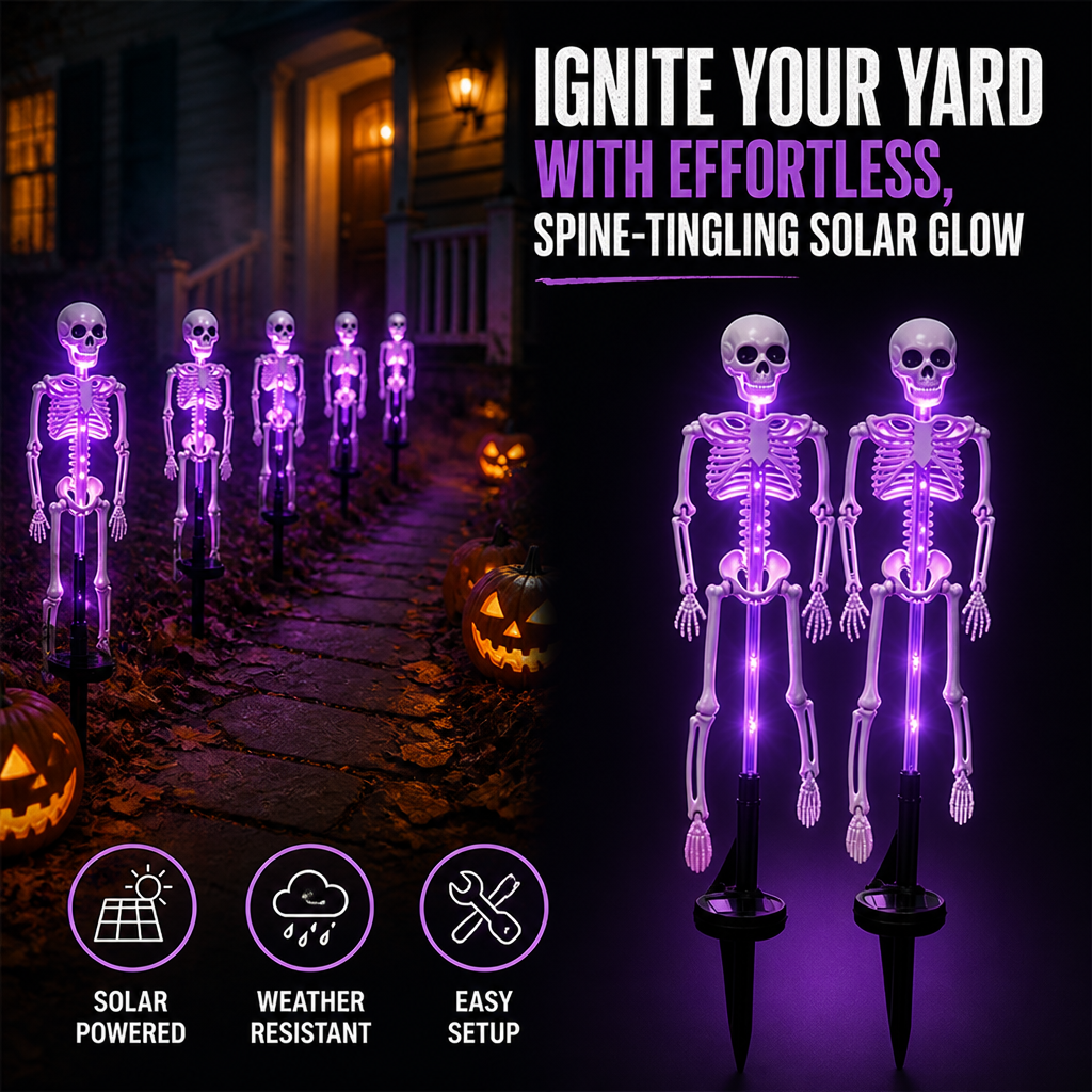 SpectraSpook™ — Ignite Your Yard with Effortless, Spine-Tingling Solar Glow