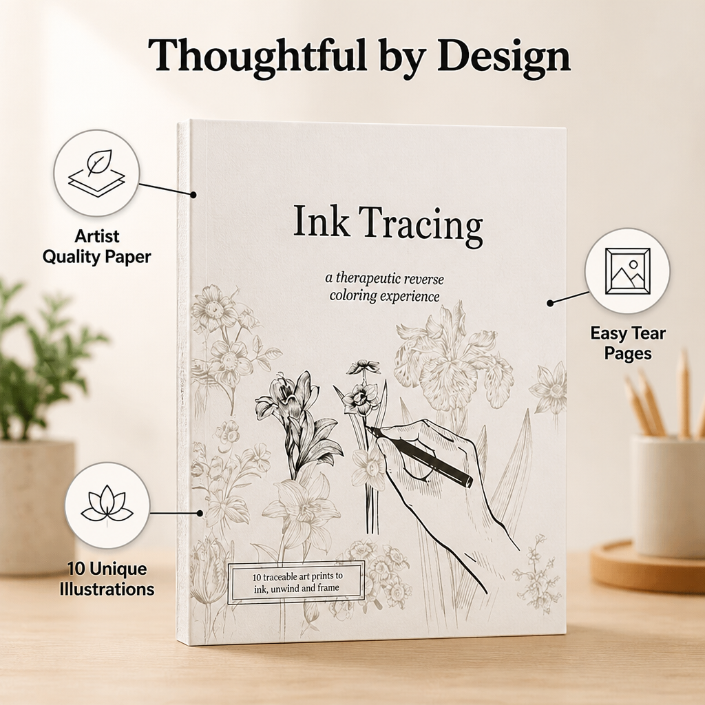TraceBloom™ — Unwind, Create, and Frame Art You’ll Be Proud to Call Yours